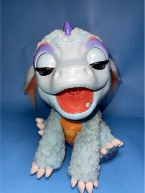 FurReal Friends Dragon Plush Interactive Toy Hasbro 2015 Blue Dragon
